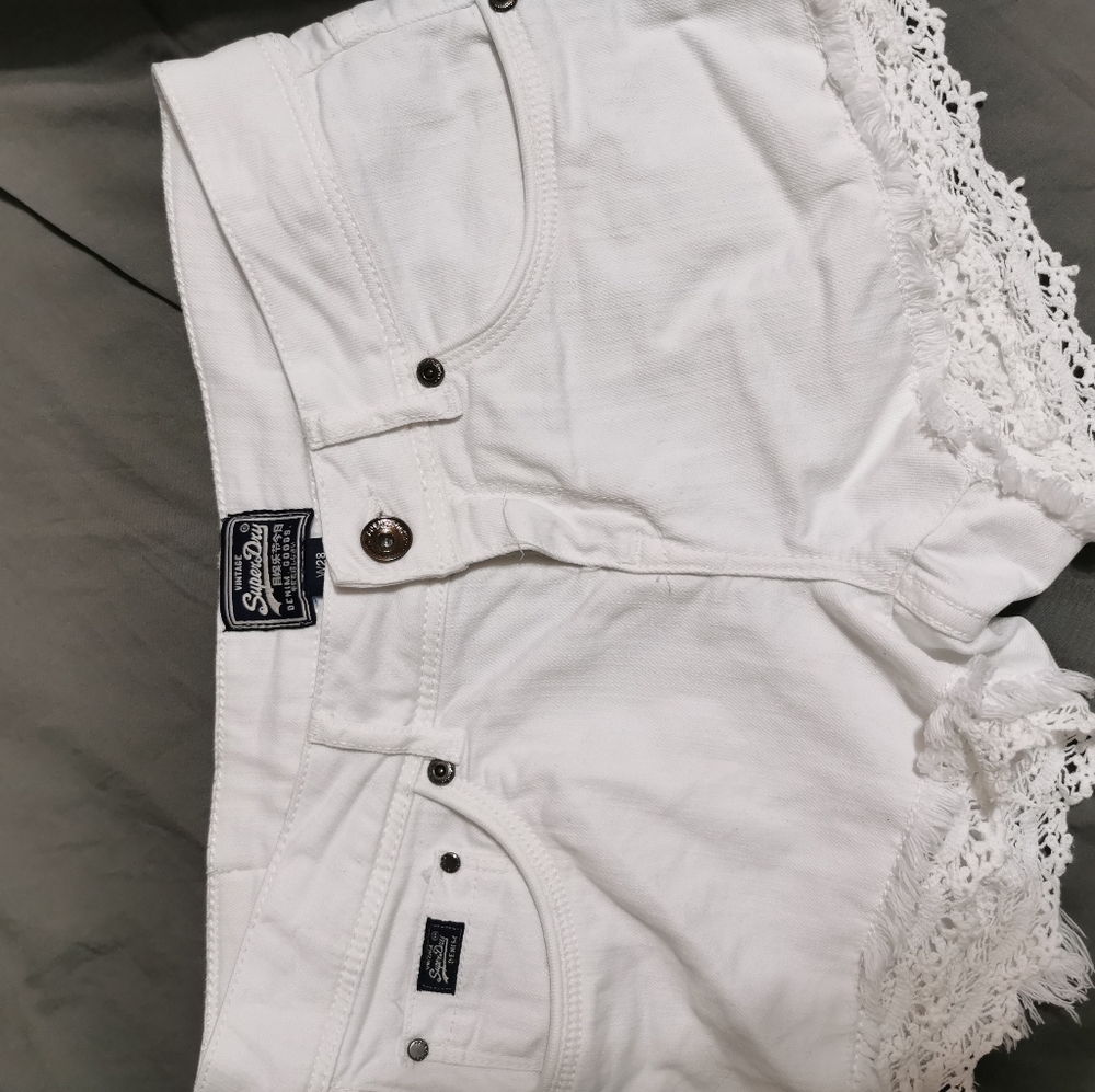 Denim shorts